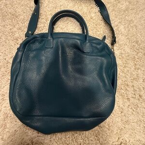 NEW!!!  M0851 Leather Satchel - Teal Green - Never used